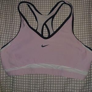 Nike Purple and Blue Dri Fit Sports Bra